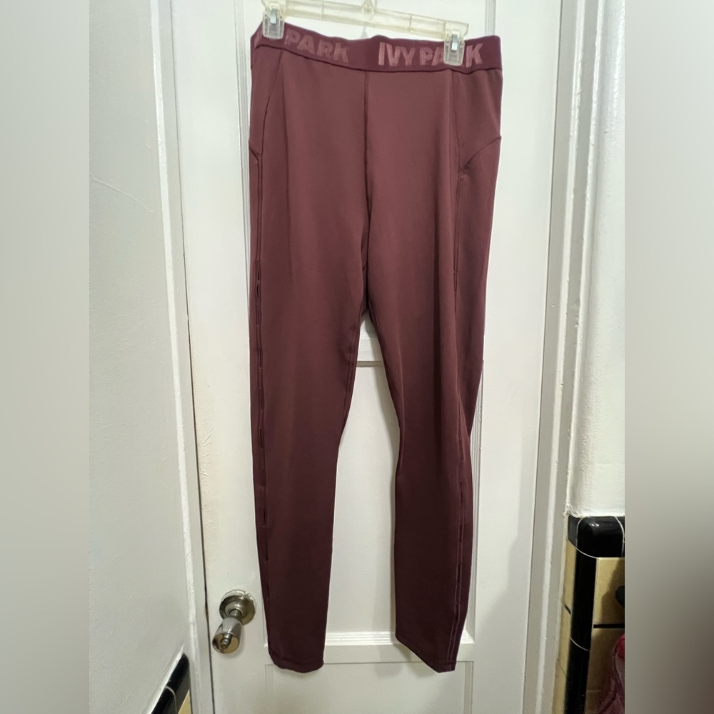 IVY PARK Maroon Leggings